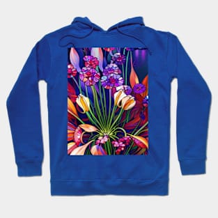 Beautiful Crystalline Flowers Hoodie